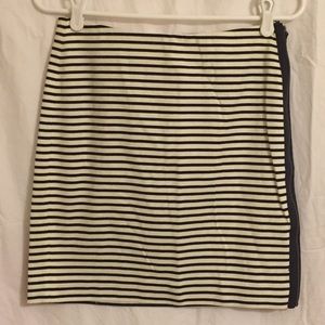 striped skirt